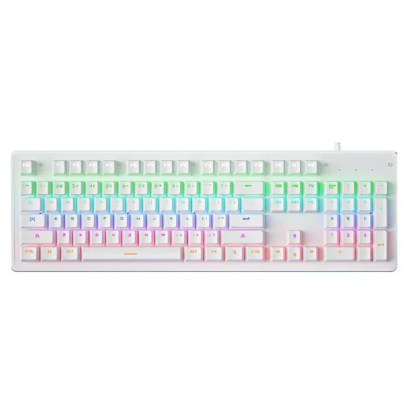Cracked K880 Hot Swappable Mechanical Keyboard, Esports Game, Green Axis Office Computer Keyboard, Wired Mechanical Keyboard